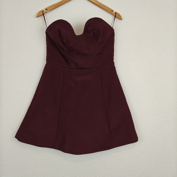 KEEPSAKE THE LABEL Mini Dress Bustier Strapless Size Medium Women's - Picture 3 of 12